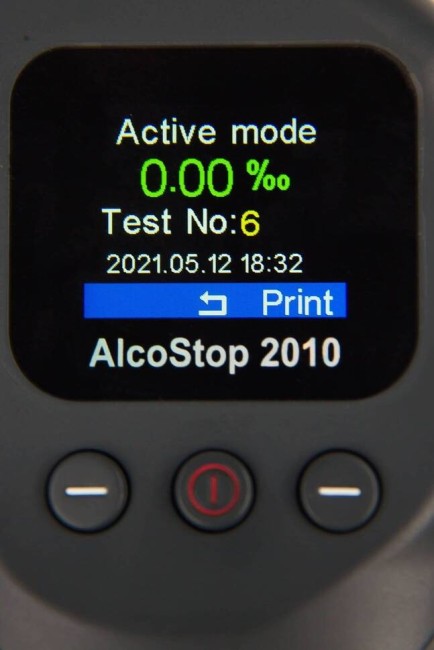 Алкотестер Alcostop 2010 с сертификатом о поверке Алкотестер Alcostop 2010 с сертификатом о поверке