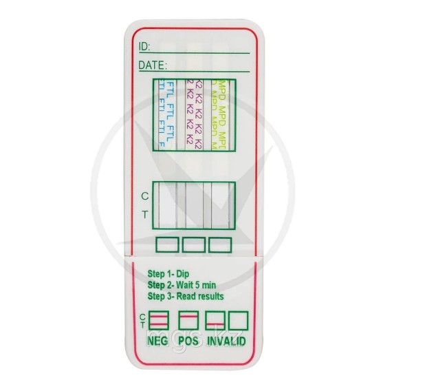 Тест-кассета наркотест на 3 наркотических вещества (Опиаты/Тест-кассета наркотест на 3 наркотических вещества (Опиаты, растительные каннабиноиды//Амфетамин)/Кокаин)