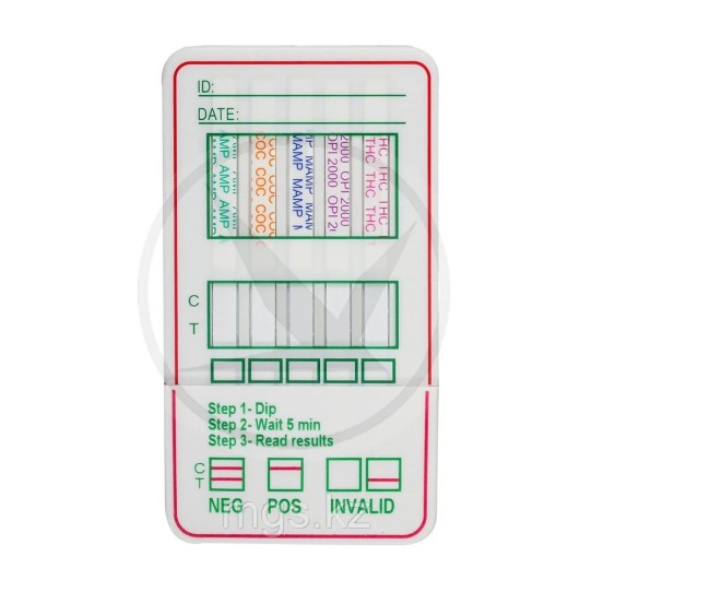 Тест-кассета наркотест на 5 наркотических веществ